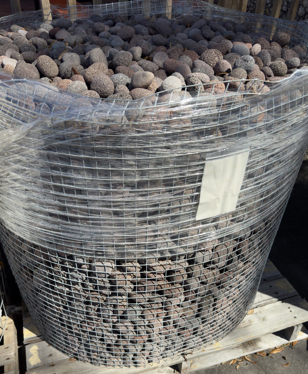 RED LAVA PEBBLES (40lbs bag)