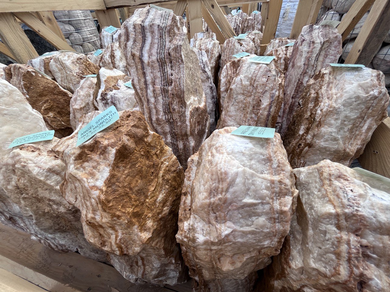 ANGEL SPARKS ONYX MONOLITHS (per piece)