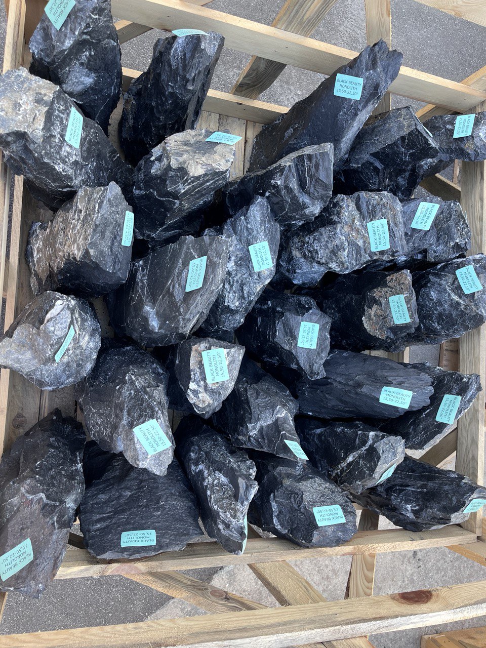 BLACK BEAUTY MONOLITHS (per piece)