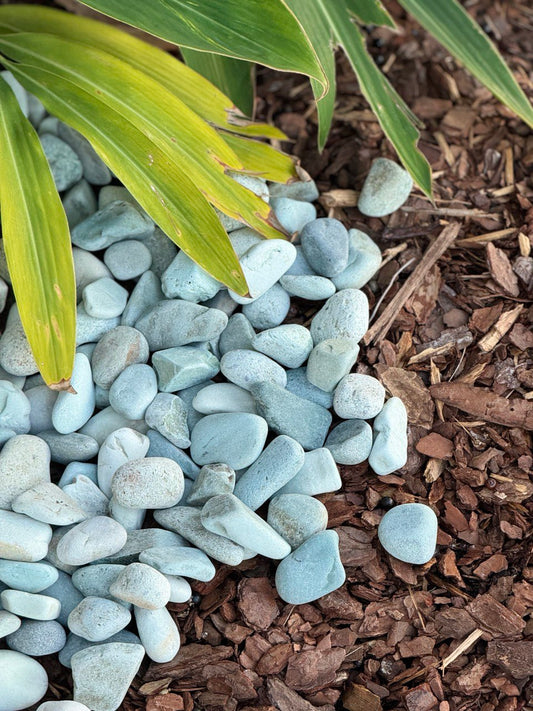 TROPICAL GREEN JADE PEBBLES (40lbs bag)